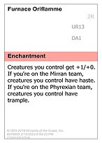 Furnace Oriflamme — Unknown Event UR13
