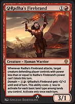 A-Radha's Firebrand — Dominaria United A-141