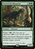 Allossauro Territorial — Dominaria 184