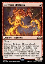 Elemental da Churrasqueira — Wilds of Eldraine Promos 148p