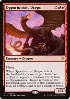 Dragão Oportunista — Throne of Eldraine 133