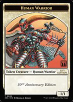Human Warrior — 30th Anniversary Tokens 2
