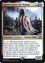 Rainha Kayla bin-Kroog — The Brothers' War Promos 218s