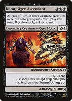 Kuon, Ogre Ascendant // Kuon's Essence — Saviors of Kamigawa 78