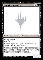 Vamping Vampire — Unknown Event UB03a