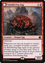 Ovo Fumegante // Dragão de Boca Cinzenta — Innistrad: Midnight Hunt 159