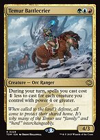 Temur Battlecrier — Tarkir: Dragonstorm Promos 228p