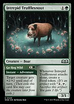 Fareja-trufas Intrépido // Selvageria Suína — Wilds of Eldraine 320