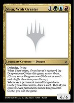 Shen, Wish Granter — Unknown Event RZ04q