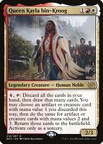 Rainha Kayla bin-Kroog — The Brothers' War Promos 218p