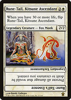 Rune-Tail, Kitsune Ascendant // Rune-Tail's Essence — Saviors of Kamigawa 27