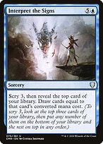 Interpretar os Sinais — Commander Legends 75
