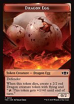 Dragon Egg — Tarkir: Dragonstorm Commander Tokens 12
