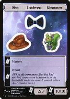Night Brushwagg Ringmaster — Unfinity Sticker Sheets 3