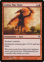 Pintura de Guerra Goblin — Zendikar 129