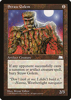 Golem de Palha — Weatherlight 158