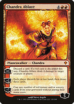 Chandra Incandescente — Zendikar 120