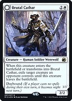 Cátaro Brutal // Bruto Raivoso Lunar — Innistrad: Midnight Hunt Promos 7s
