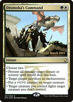 Comando de Dromoka — Dragons of Tarkir Promos 221s