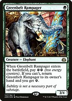 Furioso do Cinturão Verde — Aether Revolt Promos 107s