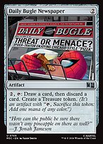 Daily Bugle Newspaper — Marvel Super Heroes Commander 749