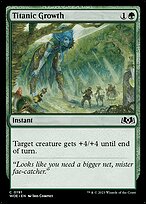 Crescimento Titânico — Wilds of Eldraine 191