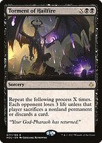 Tormento de Granizo Flamejante — Hour of Devastation Promos 77p