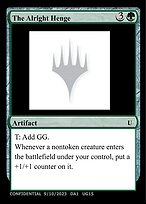 The Alright Henge — Unknown Event UG15