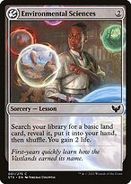 Ciências Ambientais — Strixhaven: School of Mages 1