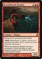 Dragão Sopro de Tempestade — Theros 143