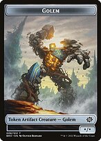 Golem — The Brothers' War Tokens 6