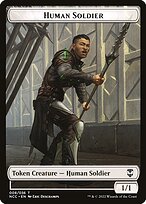 Human Soldier — New Capenna Commander Tokens 8