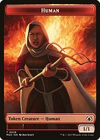 Human — March of the Machine Commander Tokens 26