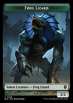 Frog Lizard — Bloomburrow Commander Tokens 28