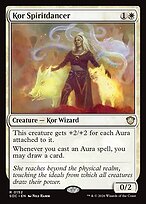 Dançarina dos Espíritos Kor — Secrets of Strixhaven Commander 152