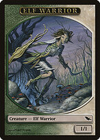 Elf Warrior — Shadowmoor Tokens 12
