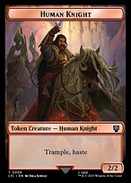 Human Knight — Tales of Middle-earth Commander Tokens 9