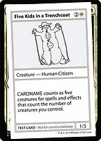 Five Kids in a Trenchcoat — Mystery Booster Playtest Cards 2021 5