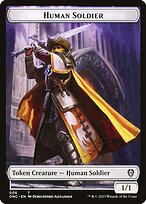 Human Soldier — Phyrexia: All Will Be One Commander Tokens 6