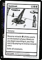 Sunimret — Mystery Booster Playtest Cards 2019 47
