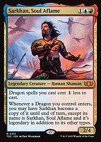 Sarkhan, Alma em Chamas — Tarkir: Dragonstorm Commander 301
