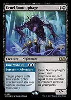 Sonófago Cruel // Impossível Acordar — Wilds of Eldraine Promos 222p