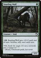 Lobo Rosnador — Innistrad: Midnight Hunt 199