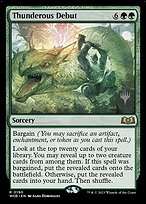 Estreia Trovejante — Wilds of Eldraine Promos 190p