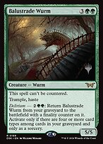 Balustrade Wurm — Duskmourn: House of Horror Promos 168p