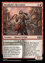 Recrutador de Imodane // Treinar Tropas — Wilds of Eldraine 229