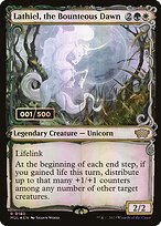 Lathiel, a Aurora Generosa — Multiverse Legends 180z
