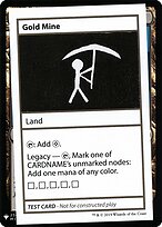 Gold Mine — Mystery Booster Playtest Cards 2019 116