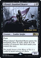 Porta-estandarte de Liliana — Core Set 2021 Promos 110s
