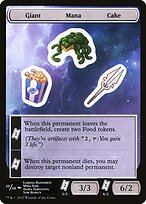 Giant Mana Cake — Unfinity Sticker Sheets 25